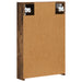 Dulap cu oglindă pentru baie Stejar fumuriu 40 x 10,5 x 60,5 cm - WALTI WALTI