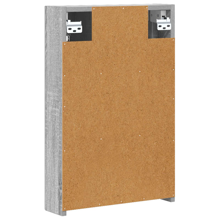 Dulap cu oglindă pentru baie Gri Sonoma 40 x 10,5 x 60,5 cm - WALTI WALTI