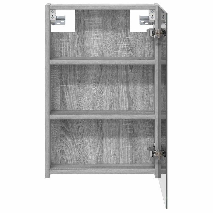 Dulap cu oglindă pentru baie Gri Sonoma 40 x 10,5 x 60,5 cm - WALTI WALTI