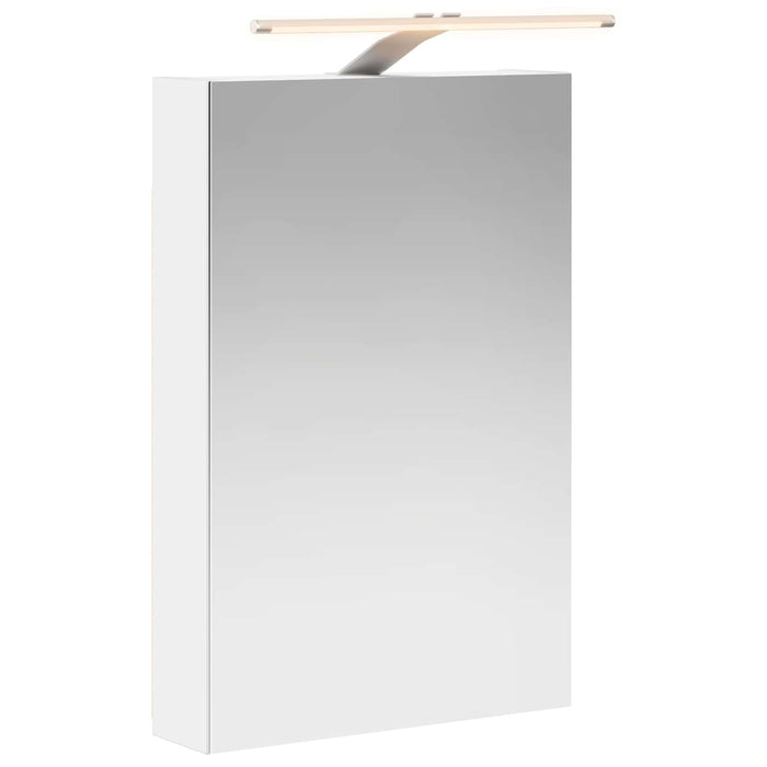 Dulap cu oglindă pentru baie cu raft Alb 40 x 10,5 x 60,5 cm - WALTI WALTI