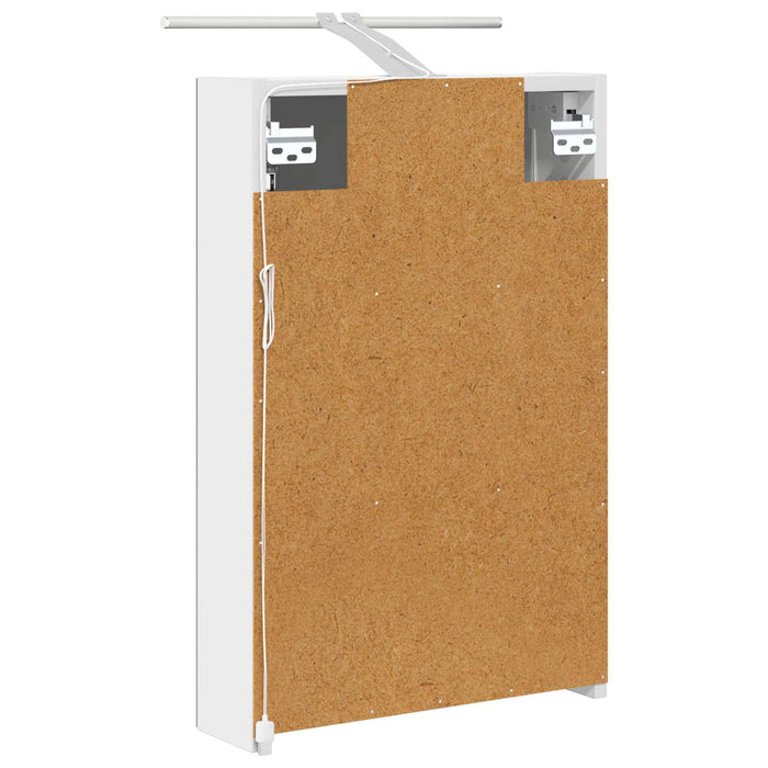 Dulap cu oglindă pentru baie cu raft Alb 40 x 10,5 x 60,5 cm - WALTI WALTI