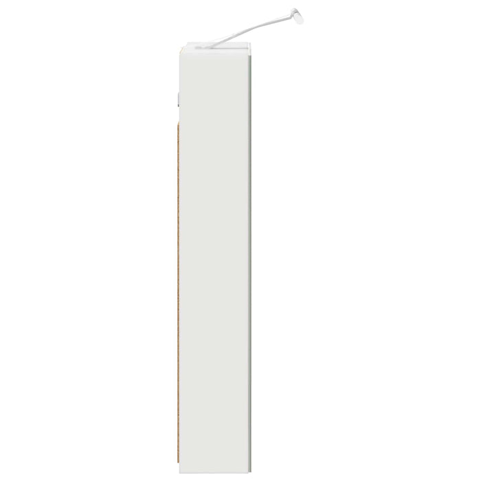 Dulap cu oglindă pentru baie cu raft Alb 40 x 10,5 x 60,5 cm - WALTI WALTI