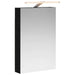 Dulap cu oglindă pentru baie Stejar Negru 40 x 10,5 x 60,5 cm - WALTI WALTI