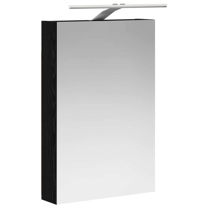 Dulap cu oglindă pentru baie Stejar Negru 40 x 10,5 x 60,5 cm - WALTI WALTI