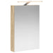 Dulap cu oglindă pentru baie Stejar Sonoma 40 x 10,5 x 60,5 cm - WALTI WALTI