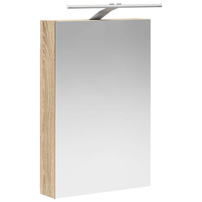 Dulap cu oglindă pentru baie Stejar Sonoma 40 x 10,5 x 60,5 cm - WALTI WALTI