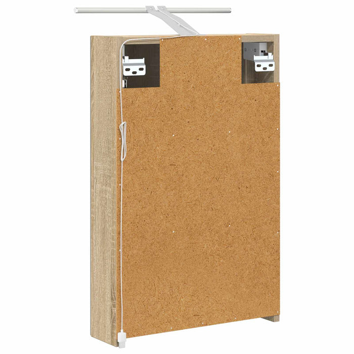 Dulap cu oglindă pentru baie Stejar Sonoma 40 x 10,5 x 60,5 cm - WALTI WALTI