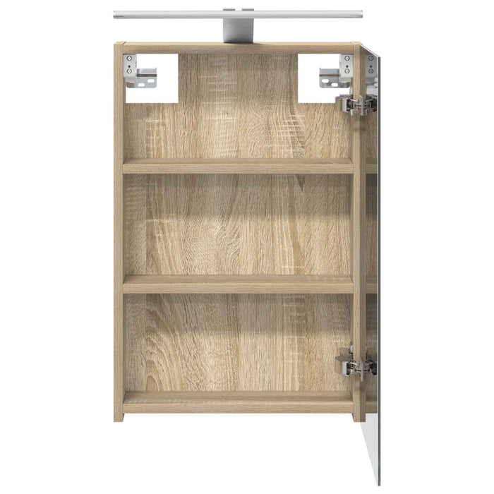 Dulap cu oglindă pentru baie Stejar Sonoma 40 x 10,5 x 60,5 cm - WALTI WALTI