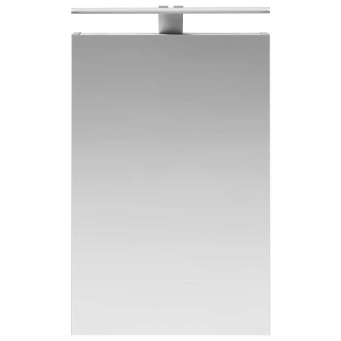 Dulap cu oglindă pentru baie Gri din beton 40 x 10,5 x 60,5 cm - WALTI WALTI
