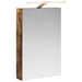 Dulap cu oglindă pentru baie Stejar fumuriu 40 x 10,5 x 60,5 cm - WALTI WALTI