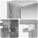 Dulap cu oglindă pentru baie Gri Sonoma 40 x 10,5 x 60,5 cm - WALTI WALTI