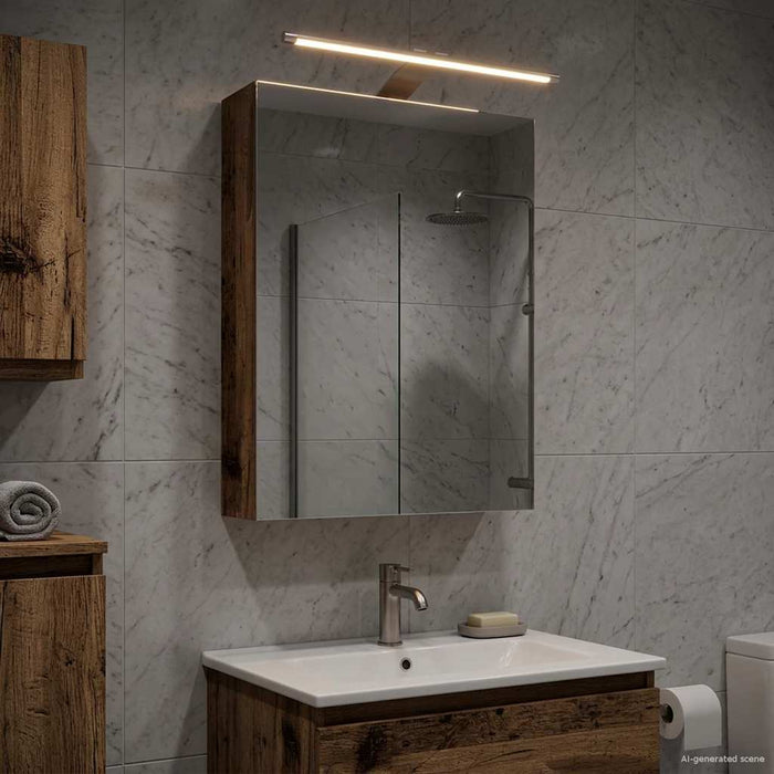 Dulap cu oglindă pentru baie Lemn vechi 40 x 10,5 x 60,5 cm - WALTI WALTI