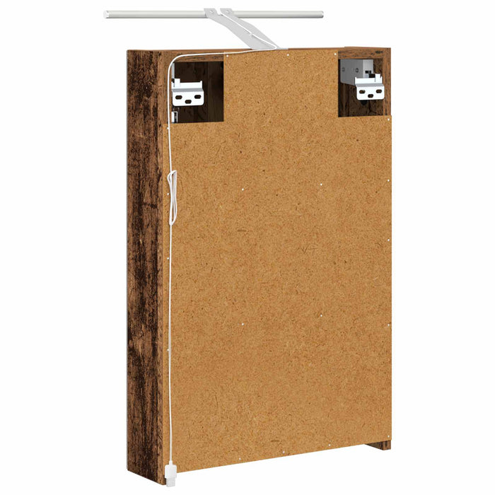 Dulap cu oglindă pentru baie Lemn vechi 40 x 10,5 x 60,5 cm - WALTI WALTI