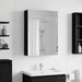 Dulap cu oglindă pentru baie Stejar Negru 50 x 14,5 x 70 cm - WALTI WALTI