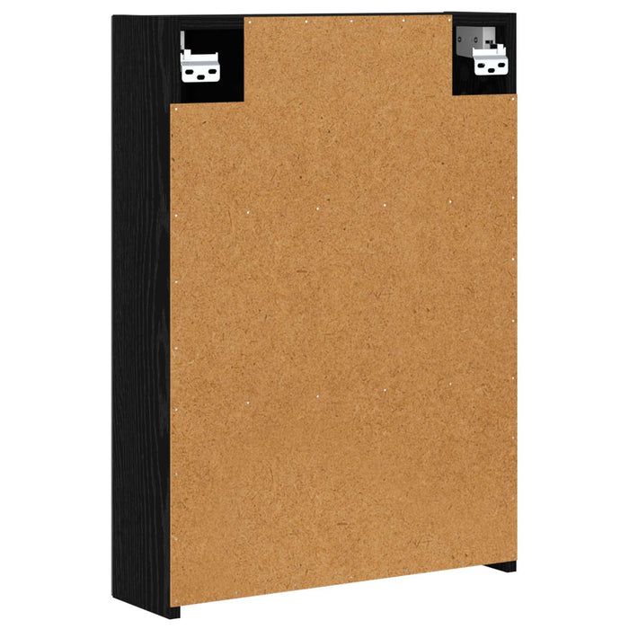 Dulap cu oglindă pentru baie Stejar Negru 50 x 14,5 x 70 cm - WALTI WALTI