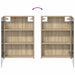 Dulap cu oglindă pentru baie Stejar Sonoma 50 x 14,5 x 70 cm - WALTI WALTI