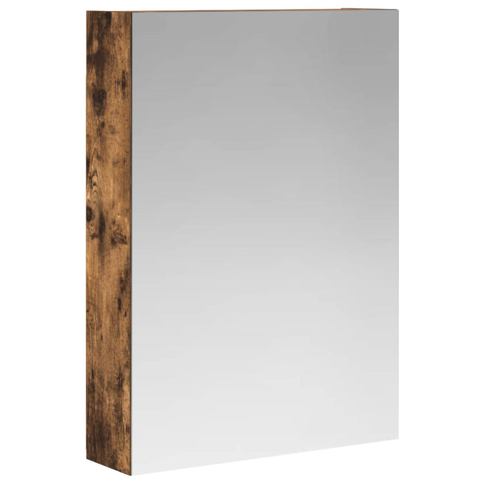 Dulap cu oglindă pentru baie Stejar fumuriu 50 x 14,5 x 70 cm - WALTI WALTI