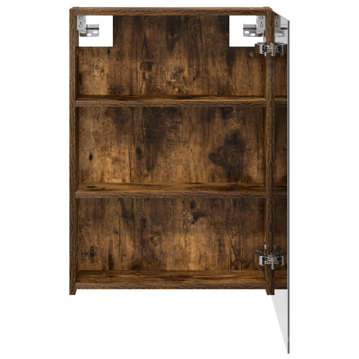 Dulap cu oglindă pentru baie Stejar fumuriu 50 x 14,5 x 70 cm - WALTI WALTI