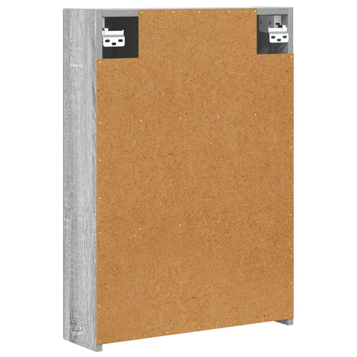Dulap cu oglindă pentru baie Gri Sonoma 50 x 14,5 x 70 cm - WALTI WALTI