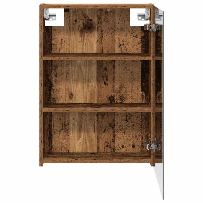 Dulap cu oglindă pentru baie Lemn vechi 50 x 14,5 x 70 cm - WALTI WALTI