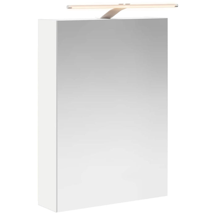 Dulap cu oglindă pentru baie cu raft Alb 50 x 14,5 x 70 cm - WALTI WALTI