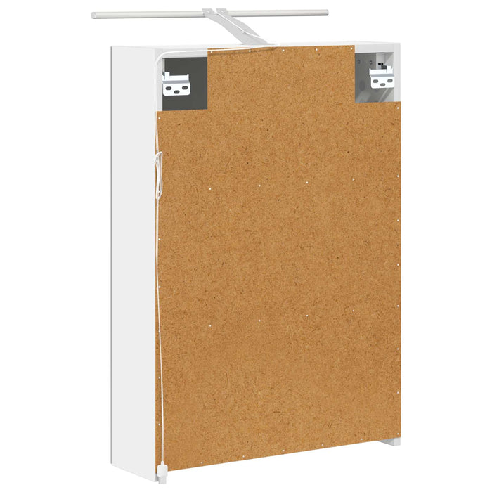Dulap cu oglindă pentru baie cu raft Alb 50 x 14,5 x 70 cm - WALTI WALTI