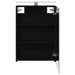 Dulap cu oglindă pentru baie Stejar Negru 50 x 14,5 x 70 cm - WALTI WALTI