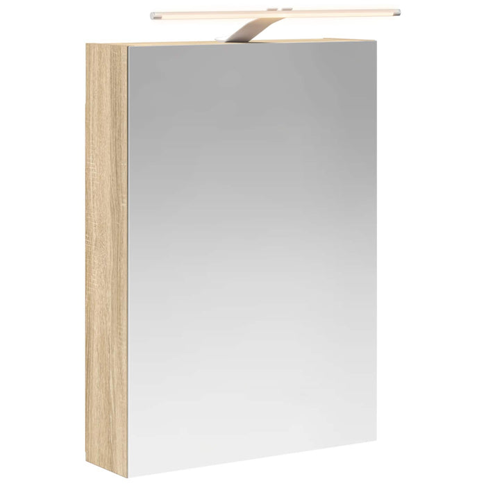 Dulap cu oglindă pentru baie Stejar Sonoma 50 x 14,5 x 70 cm - WALTI WALTI