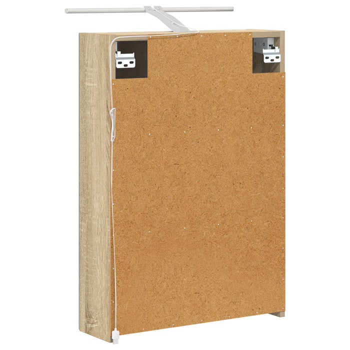 Dulap cu oglindă pentru baie Stejar Sonoma 50 x 14,5 x 70 cm - WALTI WALTI