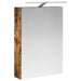 Dulap cu oglindă pentru baie Stejar fumuriu 50 x 14,5 x 70 cm - WALTI WALTI