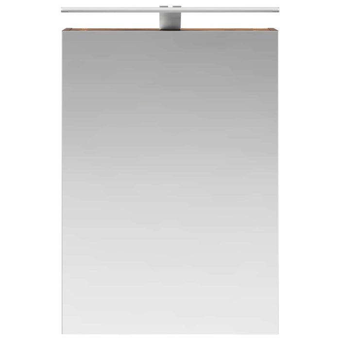 Dulap cu oglindă pentru baie Stejar fumuriu 50 x 14,5 x 70 cm - WALTI WALTI