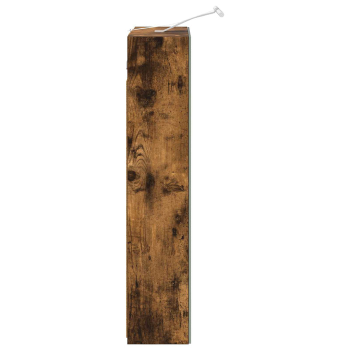 Dulap cu oglindă pentru baie Stejar fumuriu 50 x 14,5 x 70 cm - WALTI WALTI