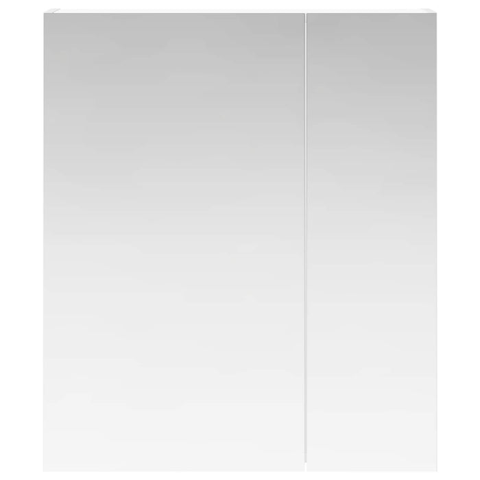 Dulap cu oglindă pentru baie cu raft Alb 60 x 14,5 x 70 cm - WALTI WALTI