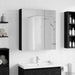 Dulap cu oglindă pentru baie Stejar Negru 60 x 14,5 x 70 cm - WALTI WALTI