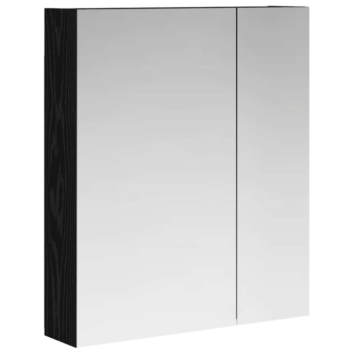 Dulap cu oglindă pentru baie Stejar Negru 60 x 14,5 x 70 cm - WALTI WALTI