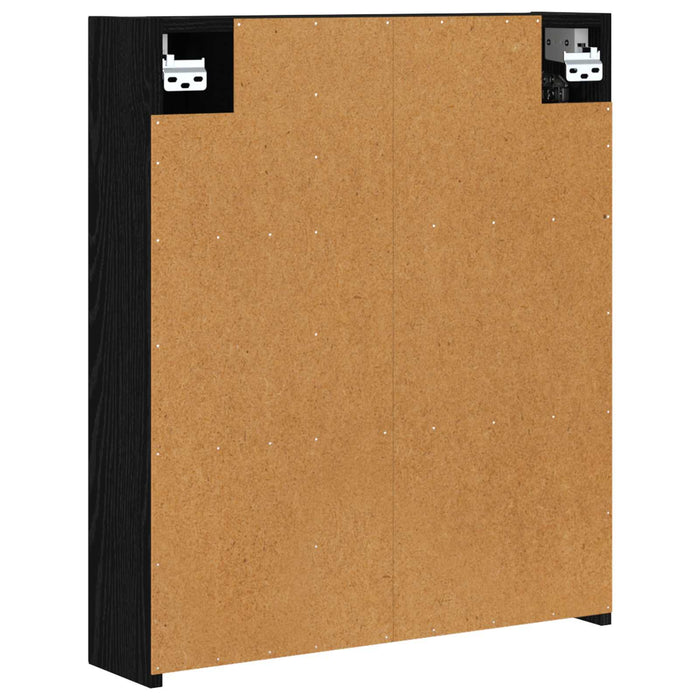 Dulap cu oglindă pentru baie Stejar Negru 60 x 14,5 x 70 cm - WALTI WALTI