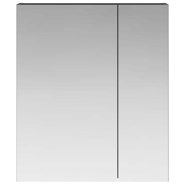 Dulap cu oglindă pentru baie Stejar Negru 60 x 14,5 x 70 cm - WALTI WALTI