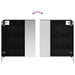 Dulap cu oglindă pentru baie Stejar Negru 60 x 14,5 x 70 cm - WALTI WALTI
