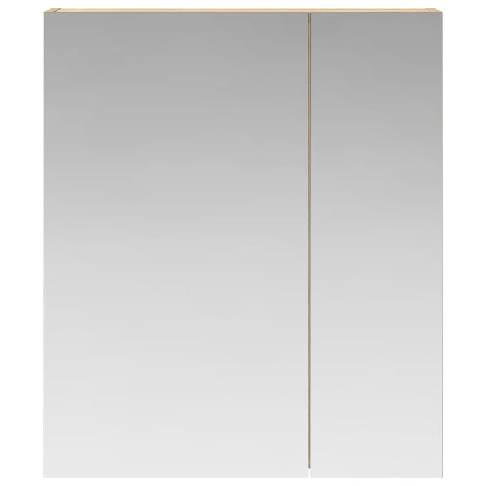 Dulap cu oglindă pentru baie Stejar Sonoma 60 x 14,5 x 70 cm - WALTI WALTI