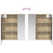 Dulap cu oglindă pentru baie Stejar Sonoma 60 x 14,5 x 70 cm - WALTI WALTI