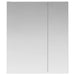 Dulap cu oglindă pentru baie Gri din beton 60 x 14,5 x 70 cm - WALTI WALTI