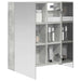Dulap cu oglindă pentru baie Gri din beton 60 x 14,5 x 70 cm - WALTI WALTI