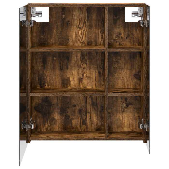Dulap cu oglindă pentru baie Stejar fumuriu 60 x 14,5 x 70 cm - WALTI WALTI