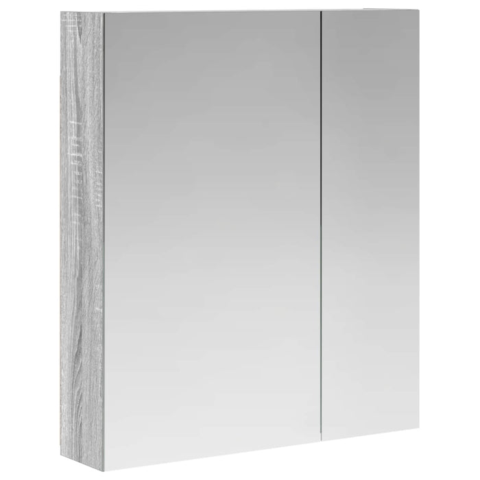 Dulap cu oglindă pentru baie Gri Sonoma 60 x 14,5 x 70 cm - WALTI WALTI