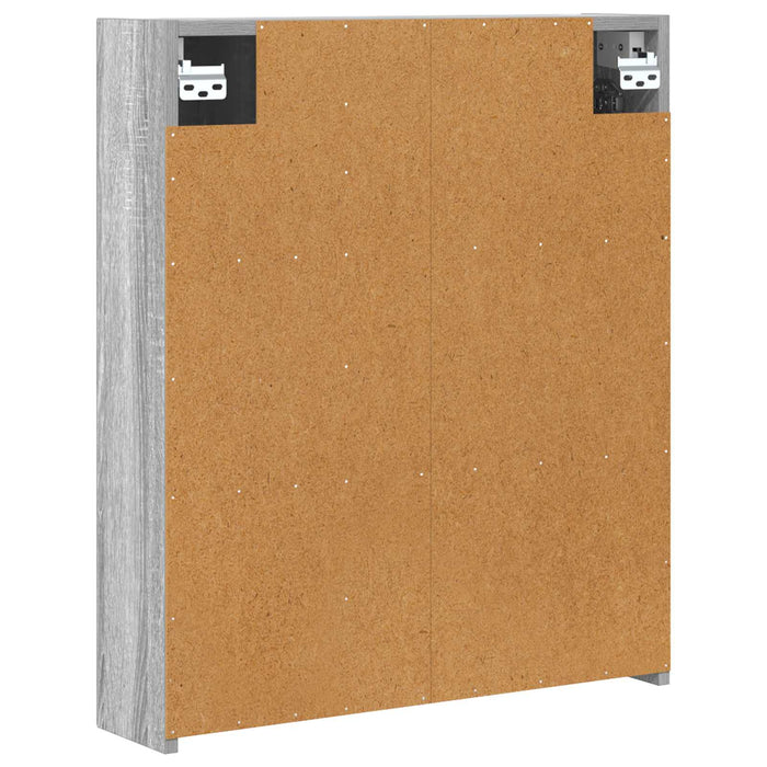 Dulap cu oglindă pentru baie Gri Sonoma 60 x 14,5 x 70 cm - WALTI WALTI