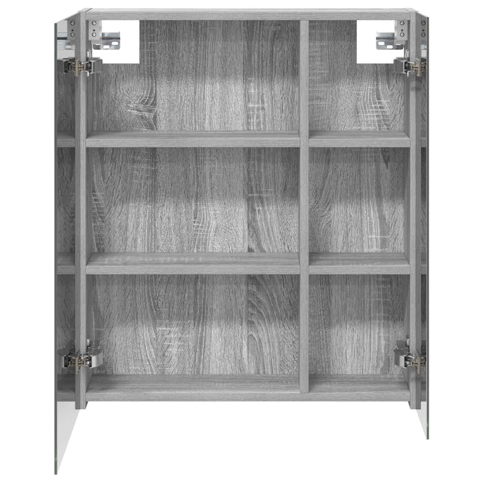 Dulap cu oglindă pentru baie Gri Sonoma 60 x 14,5 x 70 cm - WALTI WALTI