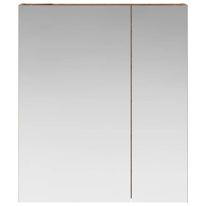 Dulap cu oglindă pentru baie Lemn vechi 60 x 14,5 x 70 cm - WALTI WALTI