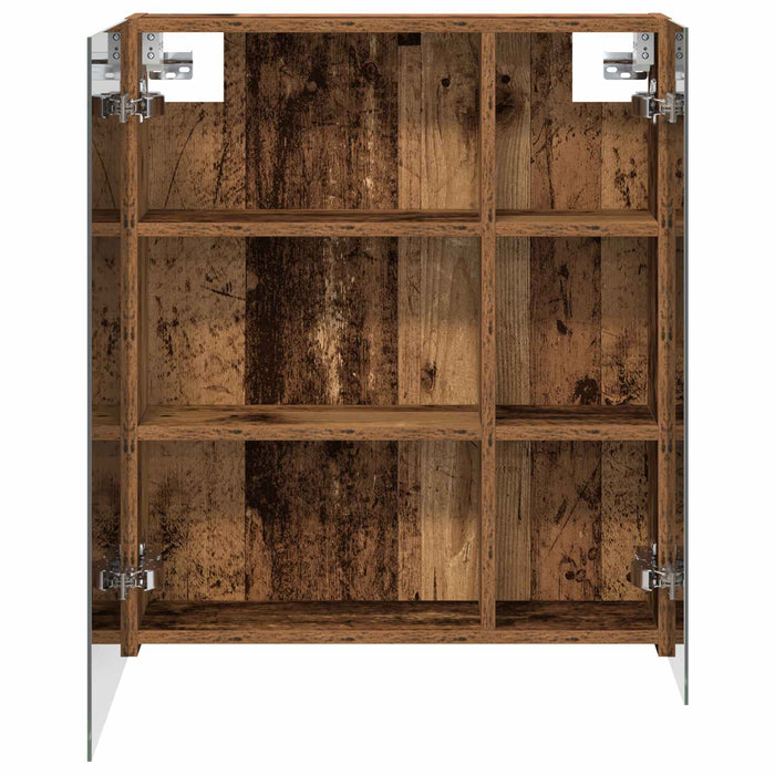 Dulap cu oglindă pentru baie Lemn vechi 60 x 14,5 x 70 cm - WALTI WALTI