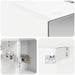 Dulap cu oglindă pentru baie Alb 60 x 14,5 x 70 cm - WALTI WALTI