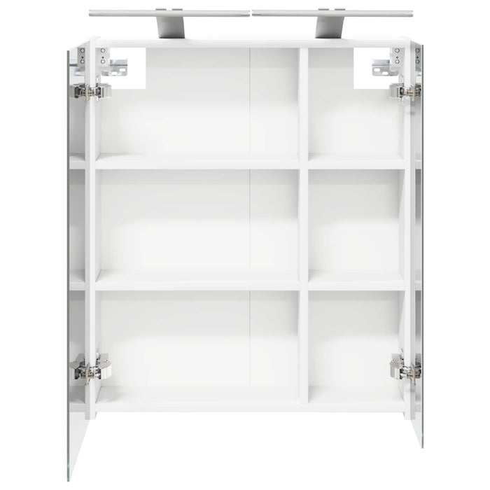 Dulap cu oglindă pentru baie Alb 60 x 14,5 x 70 cm - WALTI WALTI